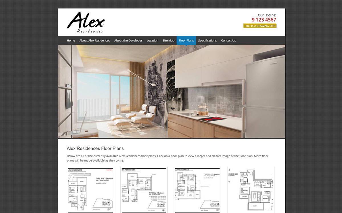 Alex Residences - Floor Plans