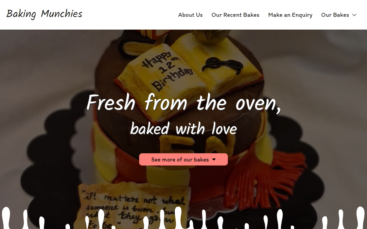 Home Page — Baking Munchies