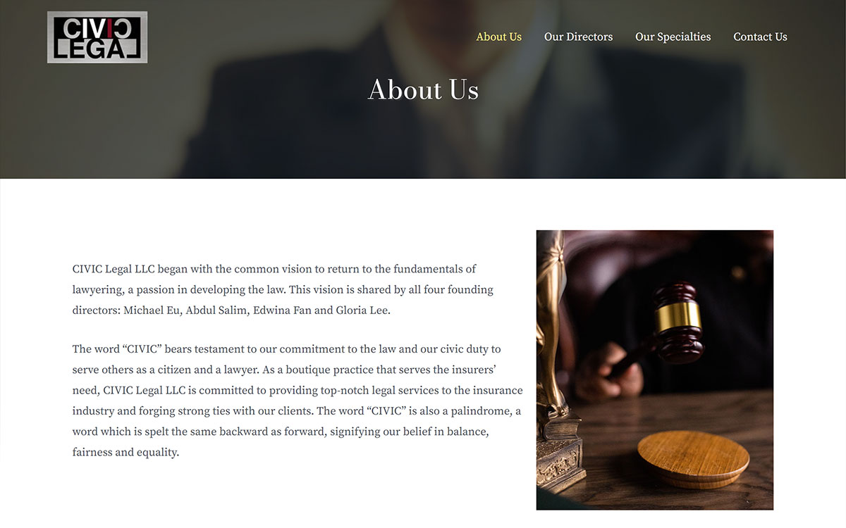About Us — CIVIC Legal LCC