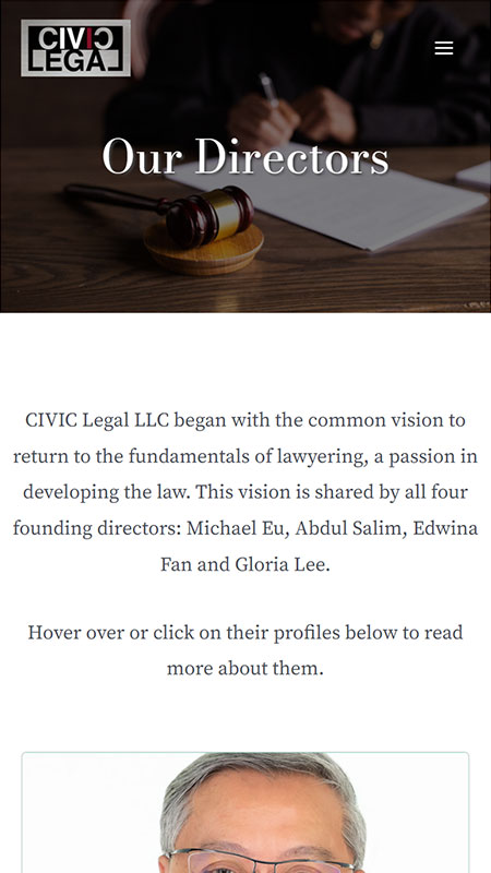 Our Directors (Mobile) — CIVIC Legal LCC