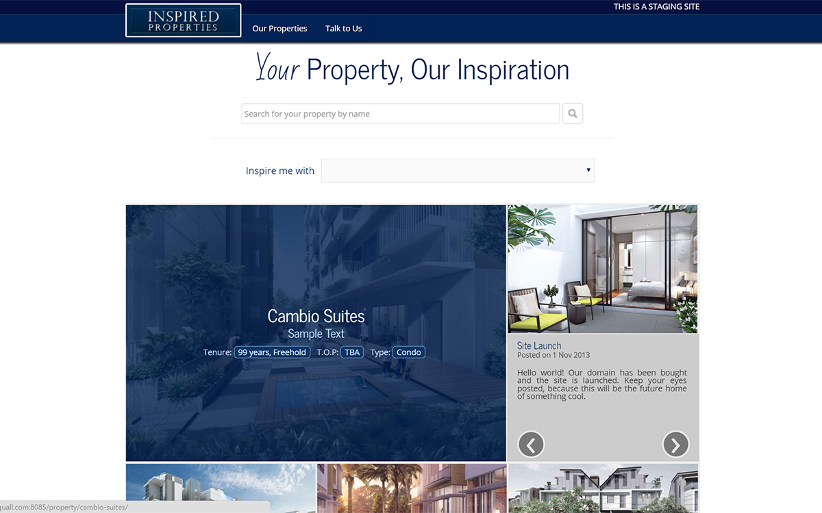 Inspired Properties - Home Page